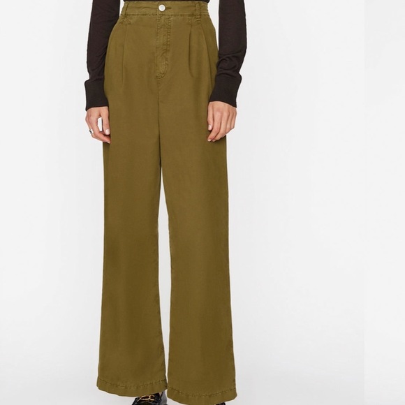 FRAME PLEATED CHINO SURPLUS PANT SIZE 25 - Picture 4 of 15